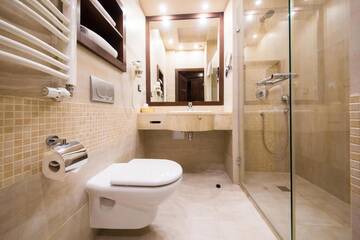 Фото номера Двухместный номер с 2 отдельными кроватями Отель Hotel Galicja Superior Wellness &amp; Spa г. Освенцим 9