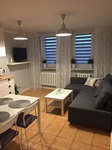 Фото номера Апартаменты с 2 спальнями и балконом Апартаменты Apartment Oświęcim klimatyzowany г. Освенцим 18
