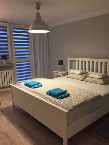 Фото номера Апартаменты с 2 спальнями и балконом Апартаменты Apartment Oświęcim klimatyzowany г. Освенцим 23